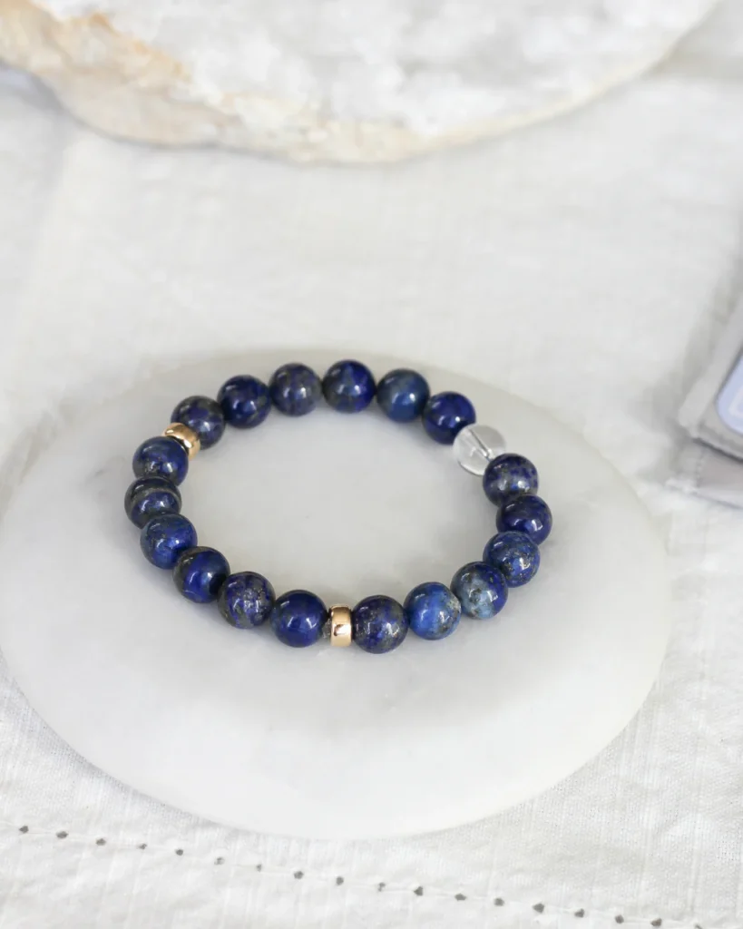 dragon zodiac meaning lapis lazuli crystal bracelet for strength and wisdom