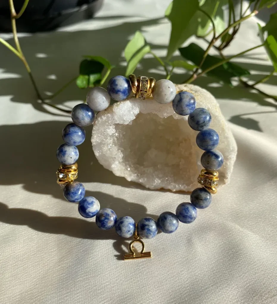Libra meaning crystal bracelet designed to enhance balance and harmonious energy