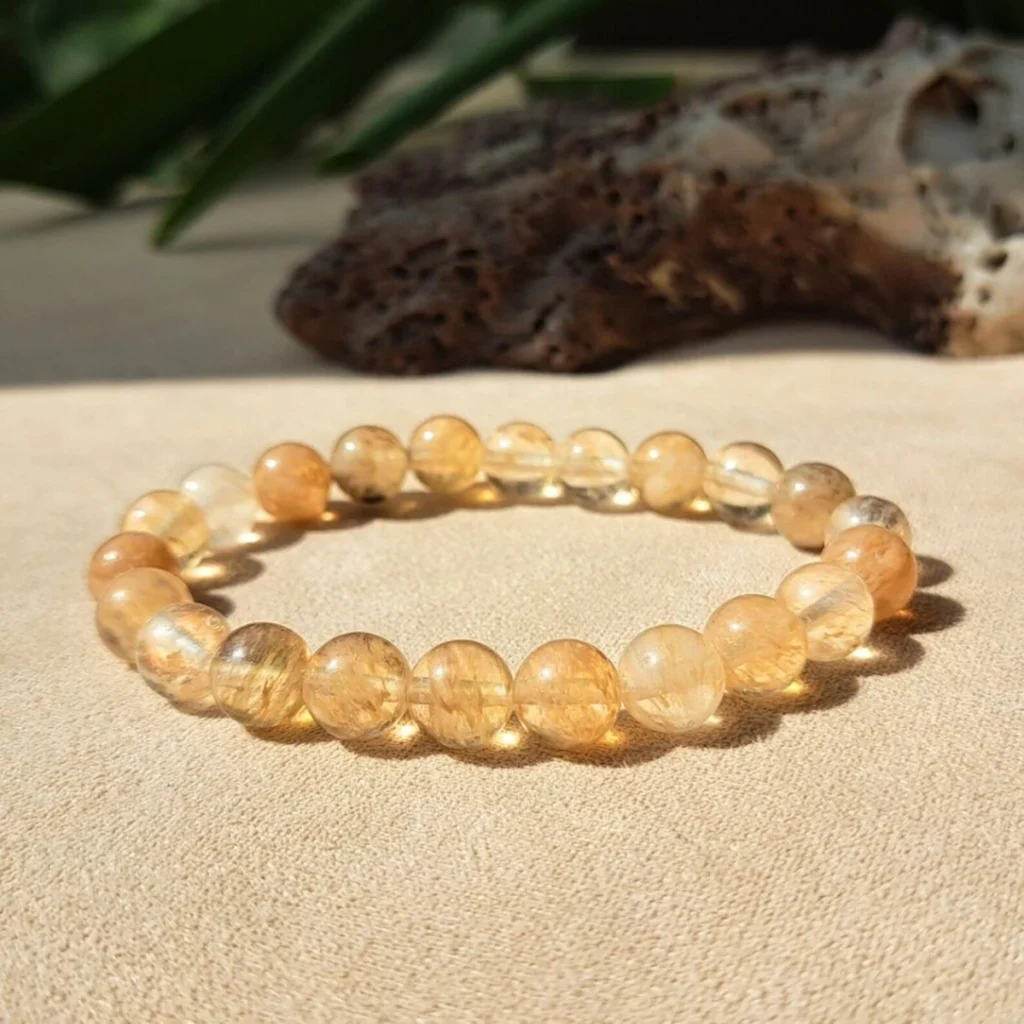 monkey zodiac meaning crystal bracelet made with citrine stones