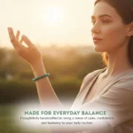 african turquoise bracelet for women worn outdoors calm lifestyle moment