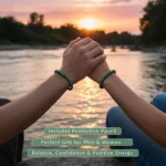african turquoise bracelet for women gift idea couple wearing bracelet sunset