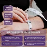 amethyst crystal bracelet for women size guide wrist measurement chart