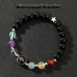 aries crystal bracelet zodiac design bead bracelet