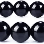 black tourmaline bracelet for women 8mm round beads natural crystal bracelet