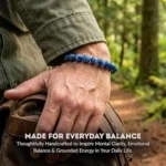 natural kyanite bracelet for women outdoor lifestyle wrist shot