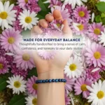 hawk eye stone bracelet for women calm balance lifestyle blue bracelet