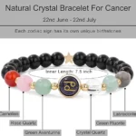 cancer crystal bracelet stones carnelian rose quartz aventurine quartz