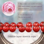 red carnelian bracelet stretch cord adjustable