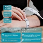 chrysocolla crystal bracelet for women size guide wrist measurement