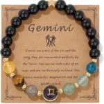 gemini crystal bracelet zodiac card meaning gift idea