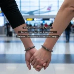 natural hematite bracelet for women couple wearing matching bracelets lifestyle