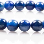 natural kyanite bracelet for women blue gemstone 8mm bead bracelet