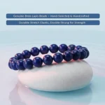 natural lapis lazuli bracelet for women handmade beaded bracelet display