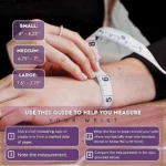 natural purple lace agate bracelet for women wrist measurement size guide