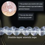 white selenite bracelet clean minimal aesthetic