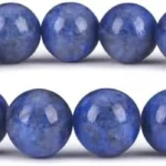 blue dumortierite bracelet for women natural stone bead bracelet