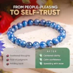 blue kyanite bracelet confidence clarity communication benefits