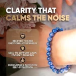 blue kyanite bracelet calming focus emotional balance