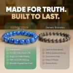 blue kyanite bracelet real stone vs fake bead comparison