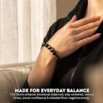 golden obsidian bracelet for women worn on wrist showing elegant daily style