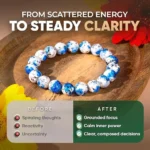 k2 crystal bracelet for meditation helping clarity and grounded focus