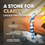 k2 crystal bracelet for meditation worn on wrist for daily focus