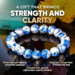k2 crystal bracelet for meditation gift box clarity and strength