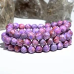 purple turquoise bracelet stacked multiple bracelets style