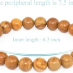 wood grain jasper bracelet size 7.5 inch outer 6.3 inch inner