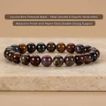 natural pietersite bracelet for women handcrafted gemstone bracelet