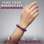 natural tiger eye bracelet for women comfortable stretch fit bracelet
